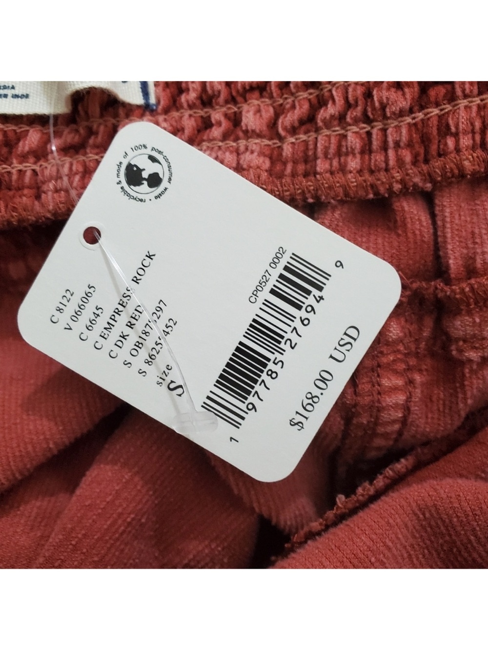 We The Free Wide Leg Tiered Pants in Rust Red - Picture 4 of 4